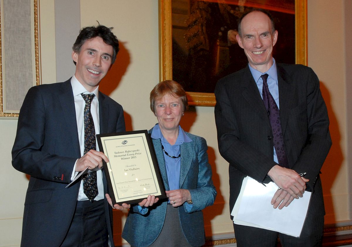 2013 Rybczynski Prize